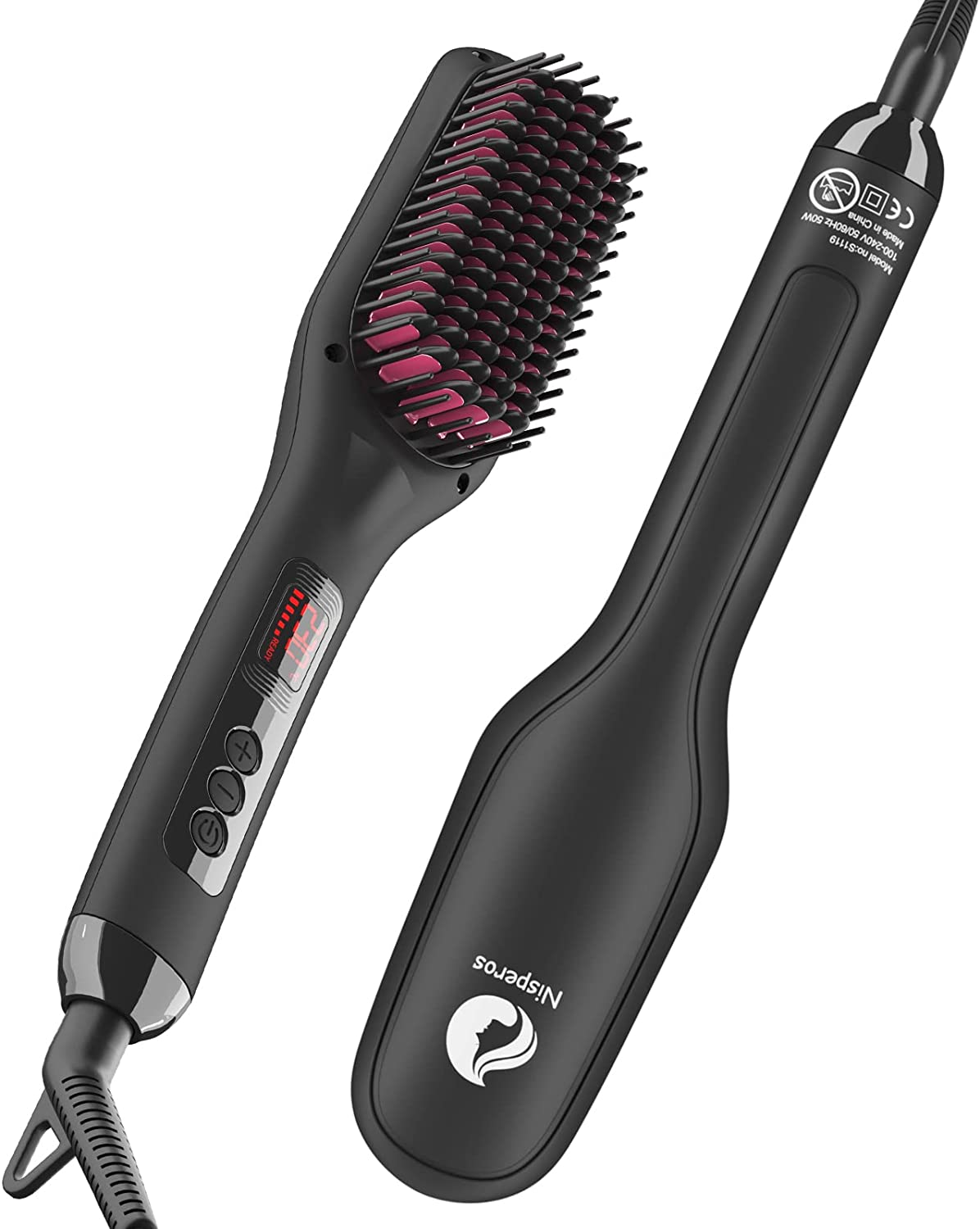 Nisperos Hair Straightener Brush - Image 2