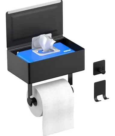 Soporte De Papel Higiénico, Toallitas Con Montaje En Pared