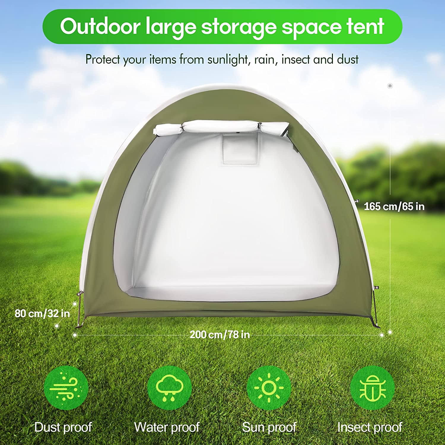 Bike Covers Storage Tent - Image 14