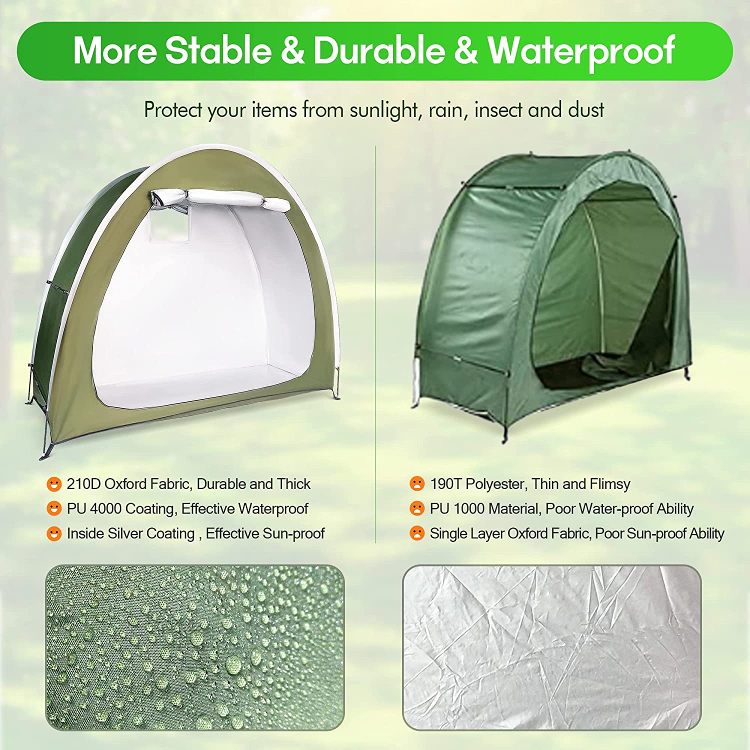 Bike Covers Storage Tent - Image 15