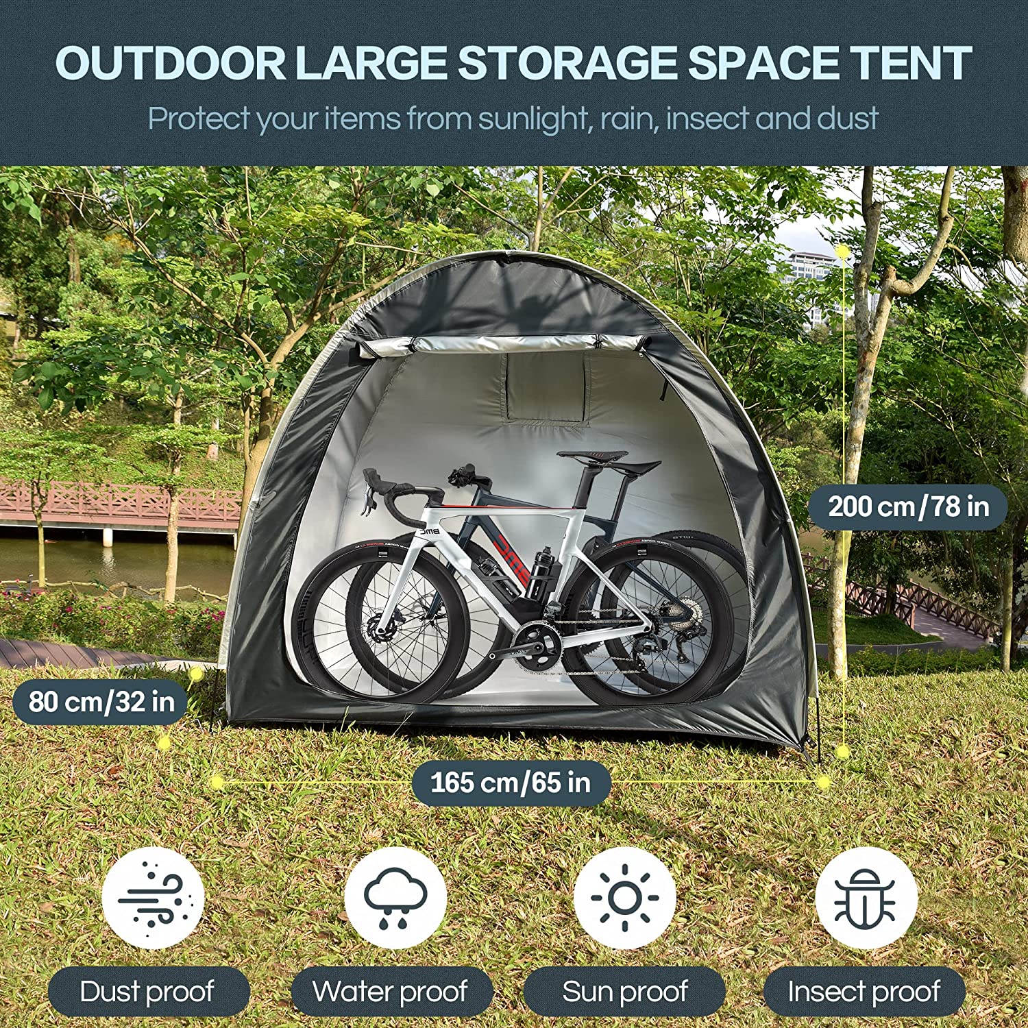 Bike Covers Storage Tent - Image 5