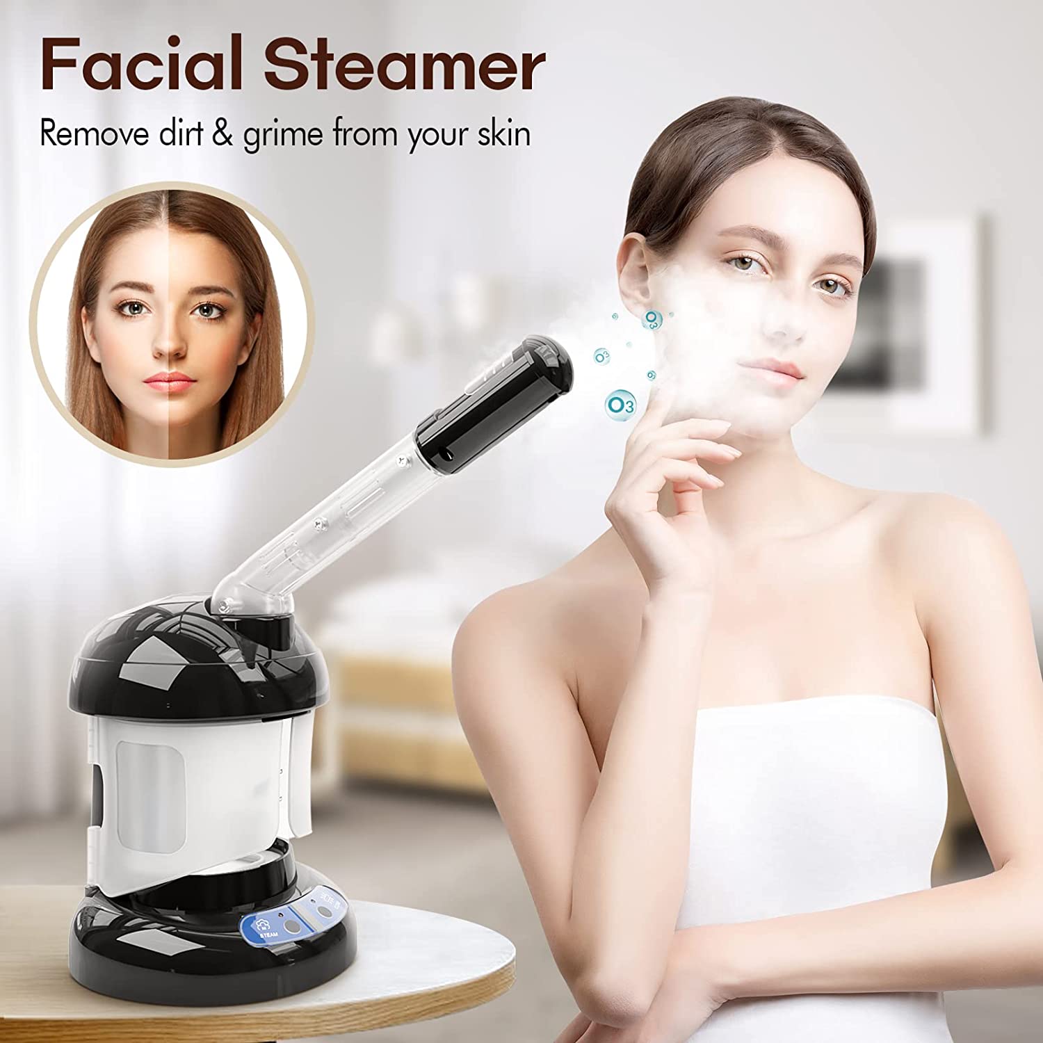 Hair Steamer Kingsteam 2 in 1 Ozone Facial Steamer 金维创新科技（珠海）有限公司