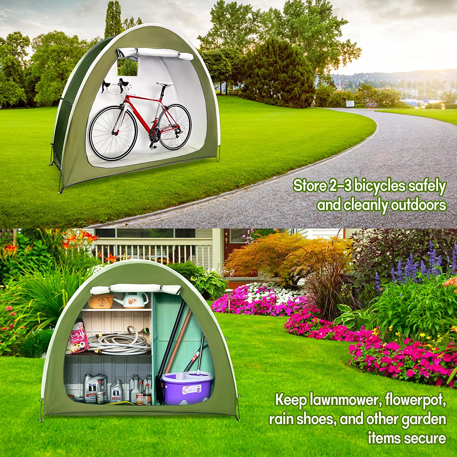 Bike Covers Storage Tent - Image 18