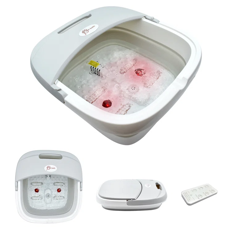 Collapsible Foot Bath with Bubbles Massage
