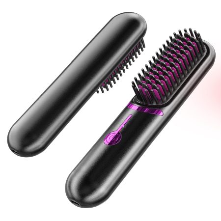 Wireless Hair Straightener Brush